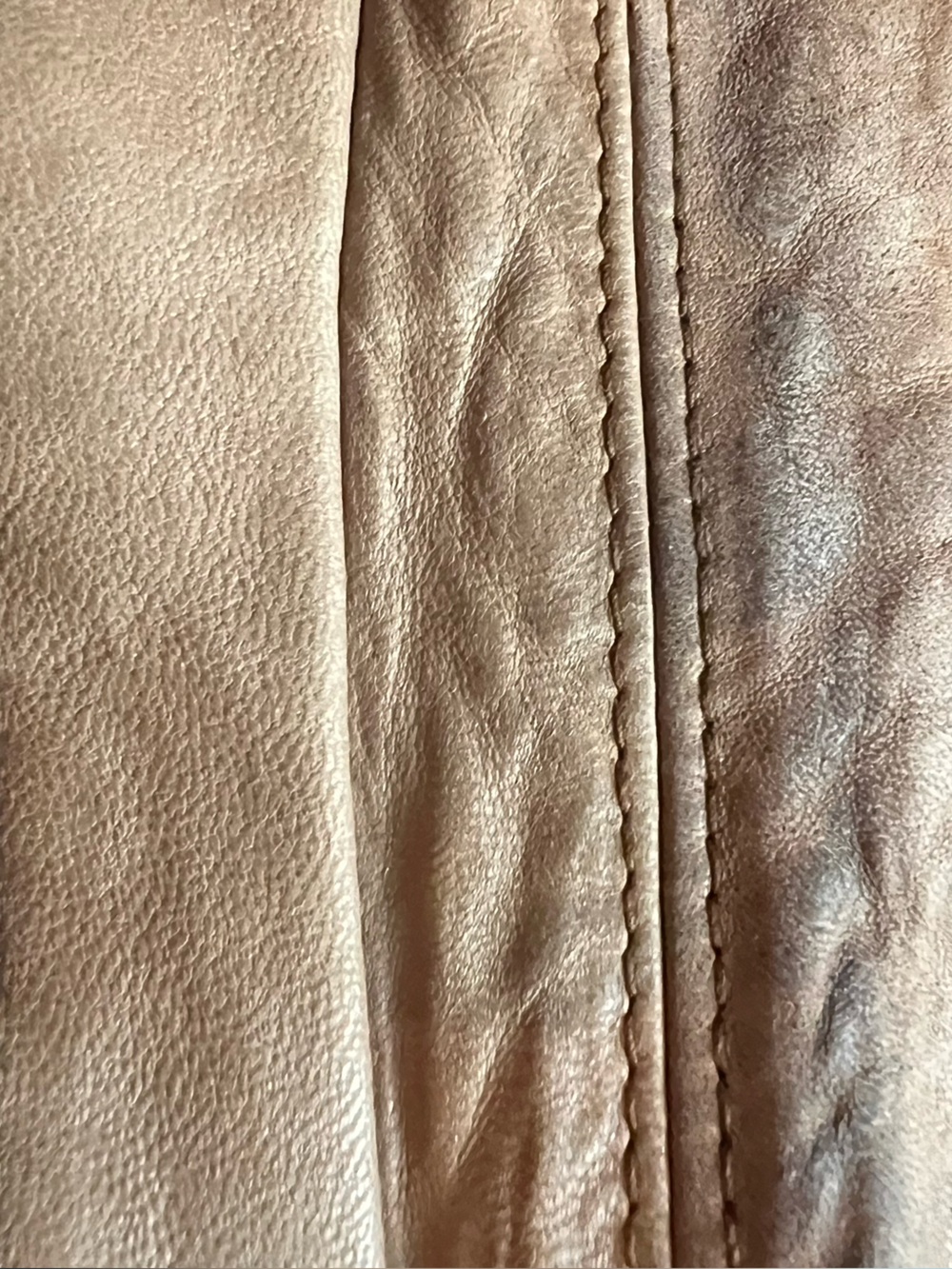 Danier Vintage Tan Italian Leather Blouson Jacket Large Made in Canada - Picture 7 of 10